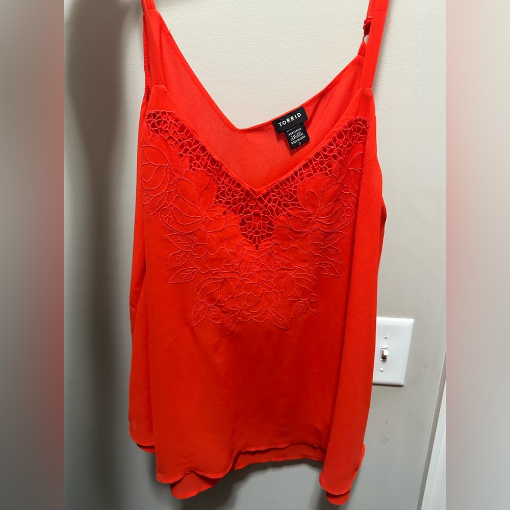 Torrid red blouse